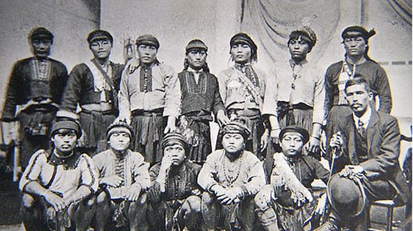 1910日英博覽會排灣族人