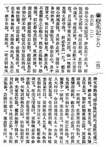 在《臺灣日日新報》連載的新聞小說〈蠻花記〉。（黃美娥提供）